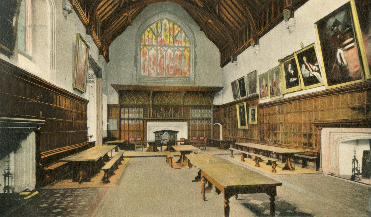 Ruokasali, Eton College, 1910. tekijältä Unbekannt