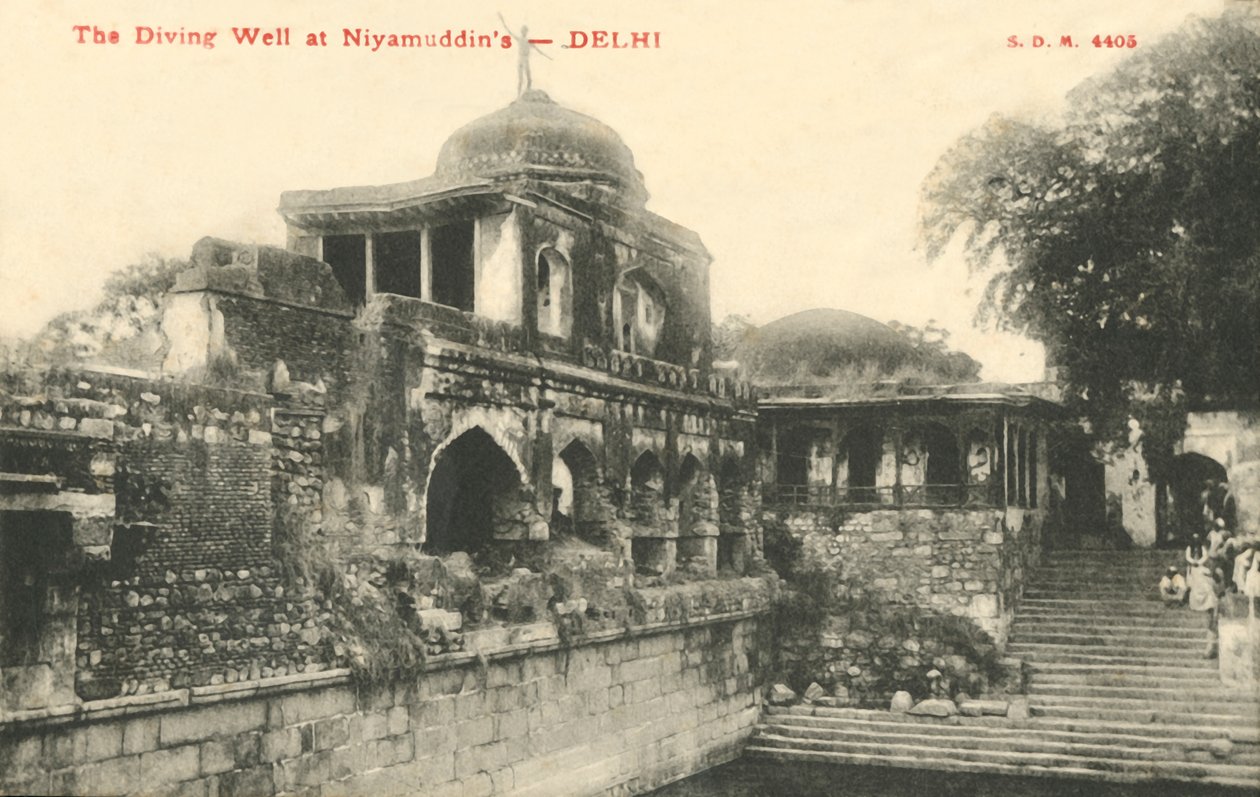Sukelluskaivo Niyamudddinsissa - Delhi. tekijältä Unbekannt