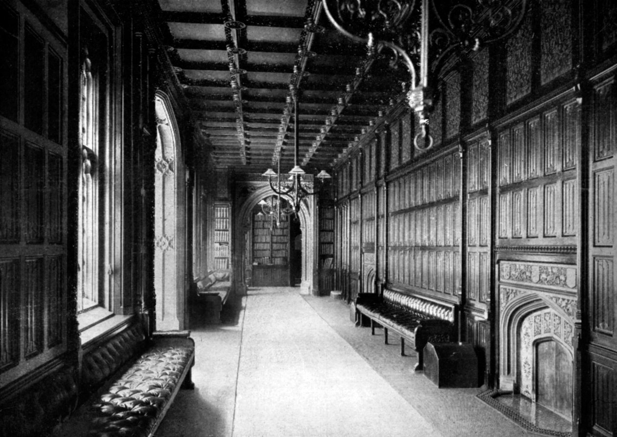 Division Lobby, House of Commons, Westminster, Lontoo, 1926 tekijältä Unbekannt