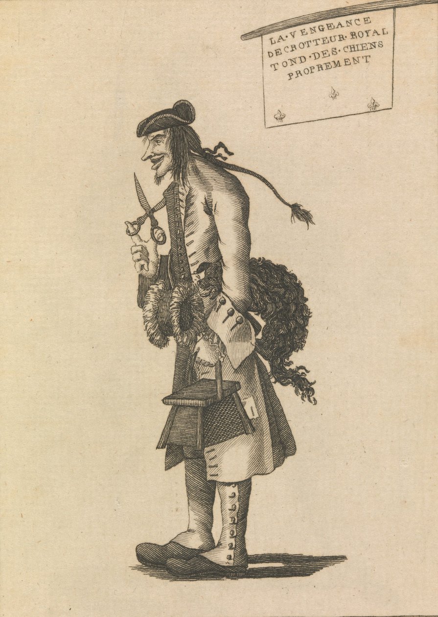 Koiran parturi, 25. huhtikuuta 1771. tekijältä Unbekannt