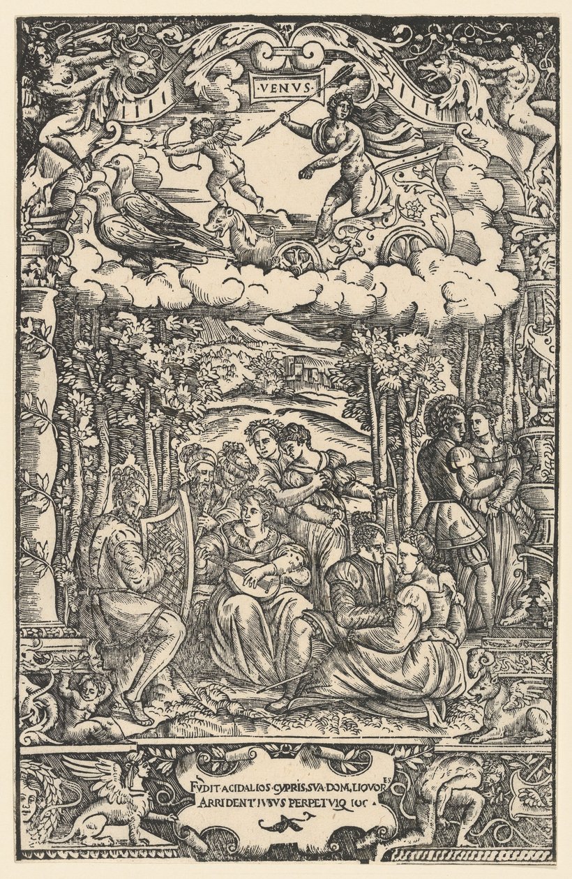 The Dominion of Venus, "Seitsemän planeetta", 1533. tekijältä Unbekannt