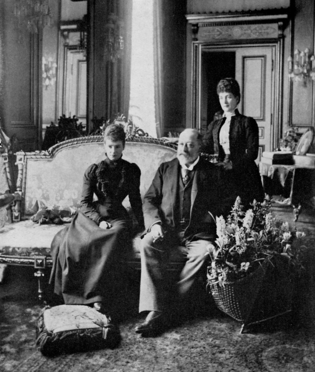 Venäjän keisarinna, kuningas Edward VII ja kuningatar Aleksandra, toukokuu 1900 1964 tekijältä Unbekannt
