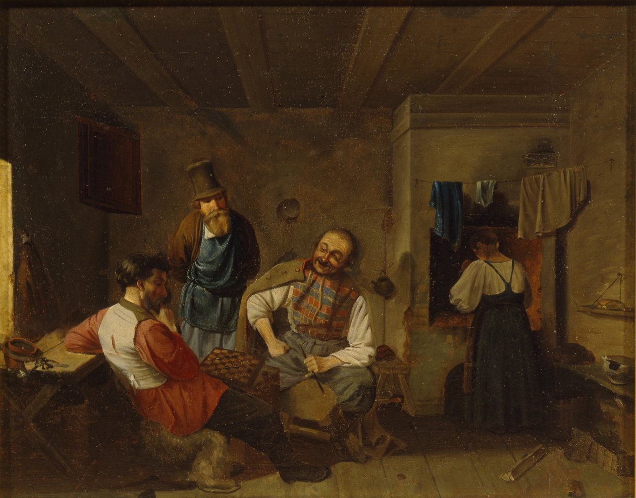 Drafts Players, 1800-luvun loppu. tekijältä Unbekannt
