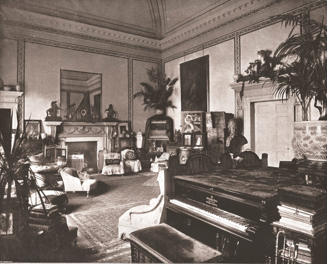 The Drawing Room at White Lodge, Richmond Park, 1894. tekijältä Unbekannt