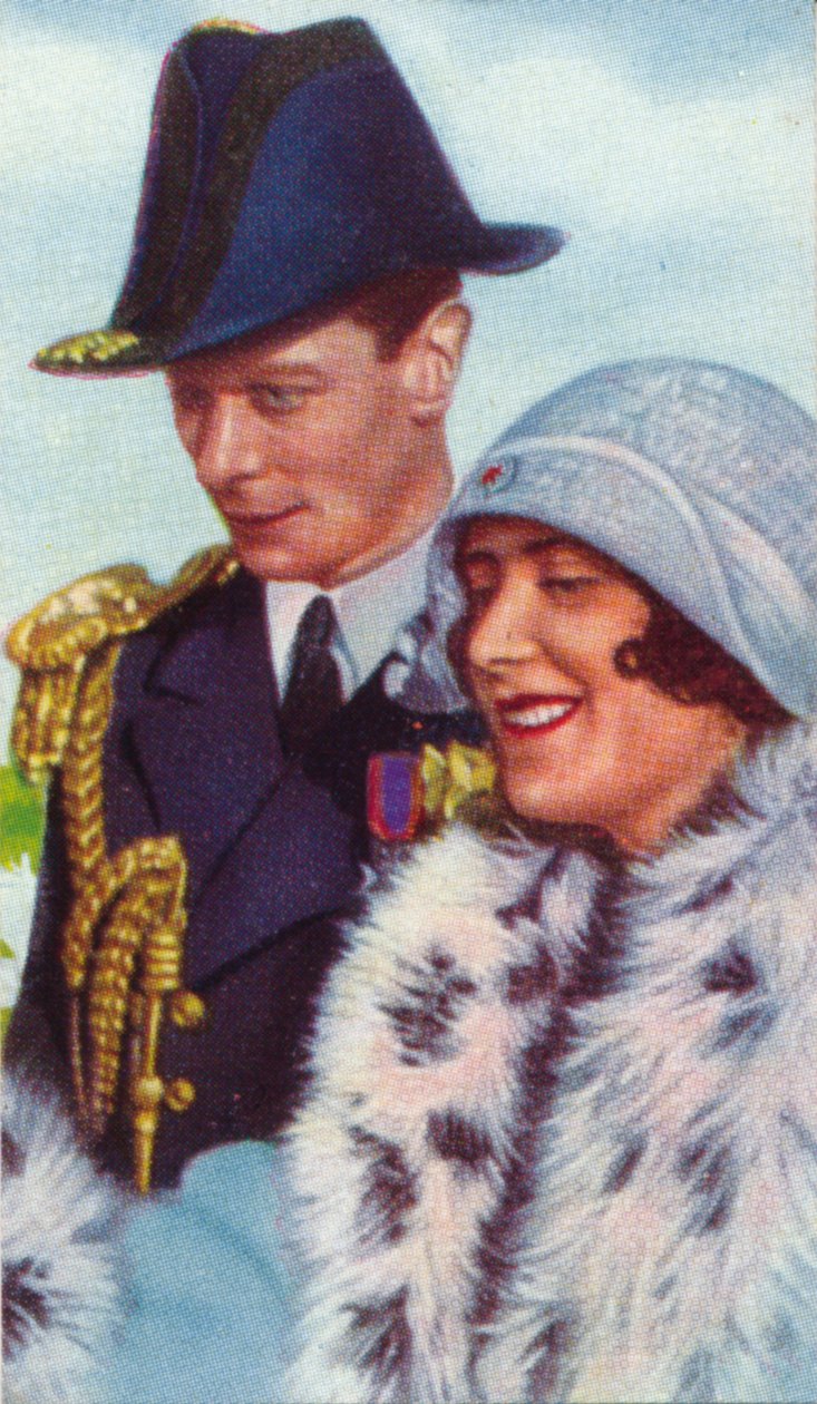 Yorkin herttua ja herttuatar myöhemmin kuningas Yrjö VI ja kuningatar Elizabeth heidän vuoden 1927 kiertuellaan Austrassa tekijältä Unbekannt