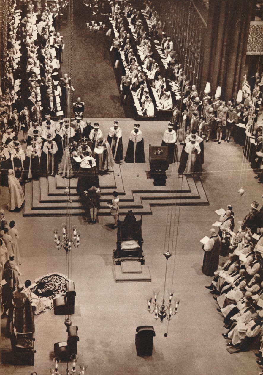Kentin herttua osoittaa kunnioitusta vastakruunatulle kuningas Yrjö VI:lle, 1937 tekijältä Unbekannt