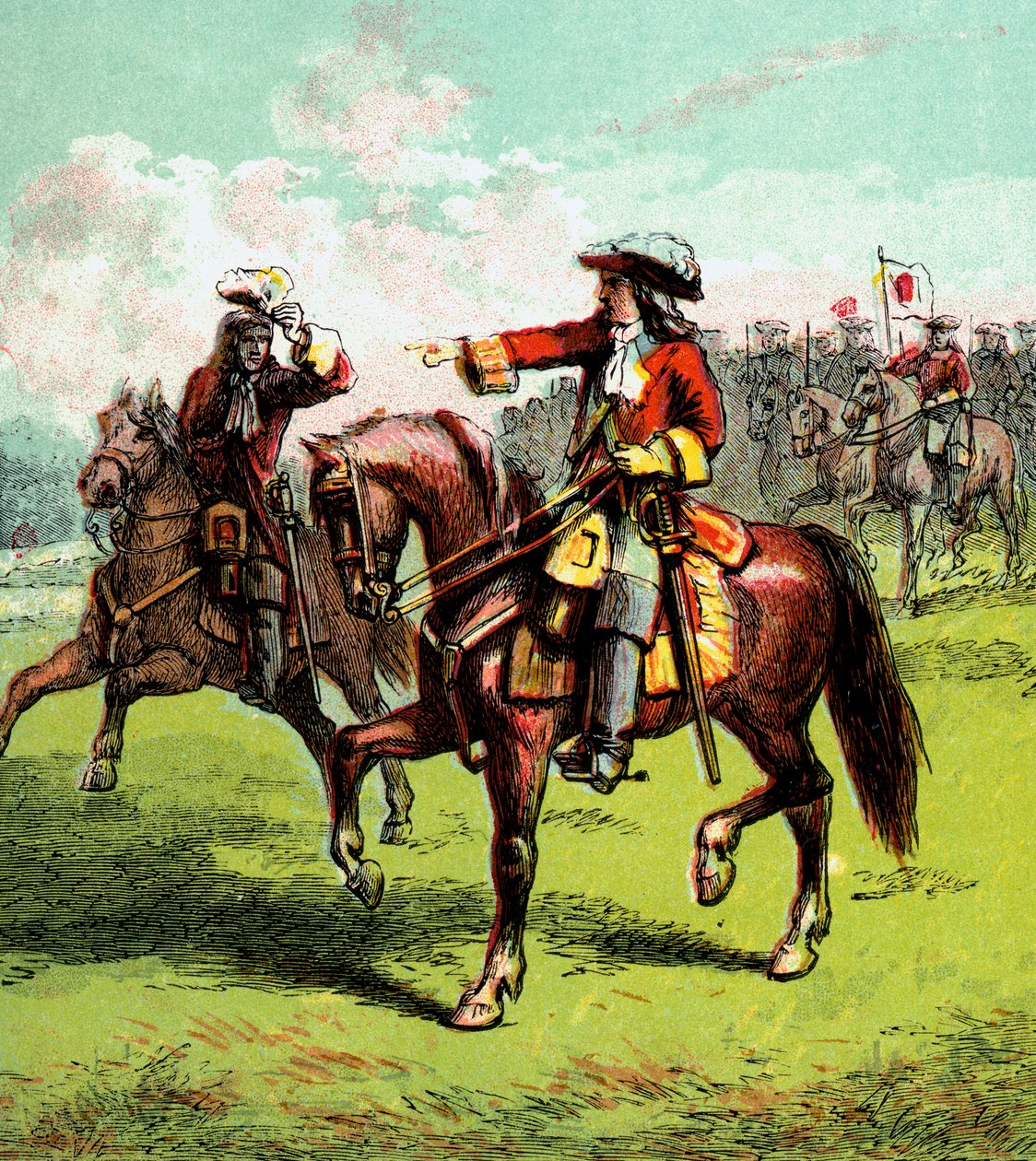 Marlboroughin herttua, 1700-luvun alku, 1850-luku tekijältä Unbekannt