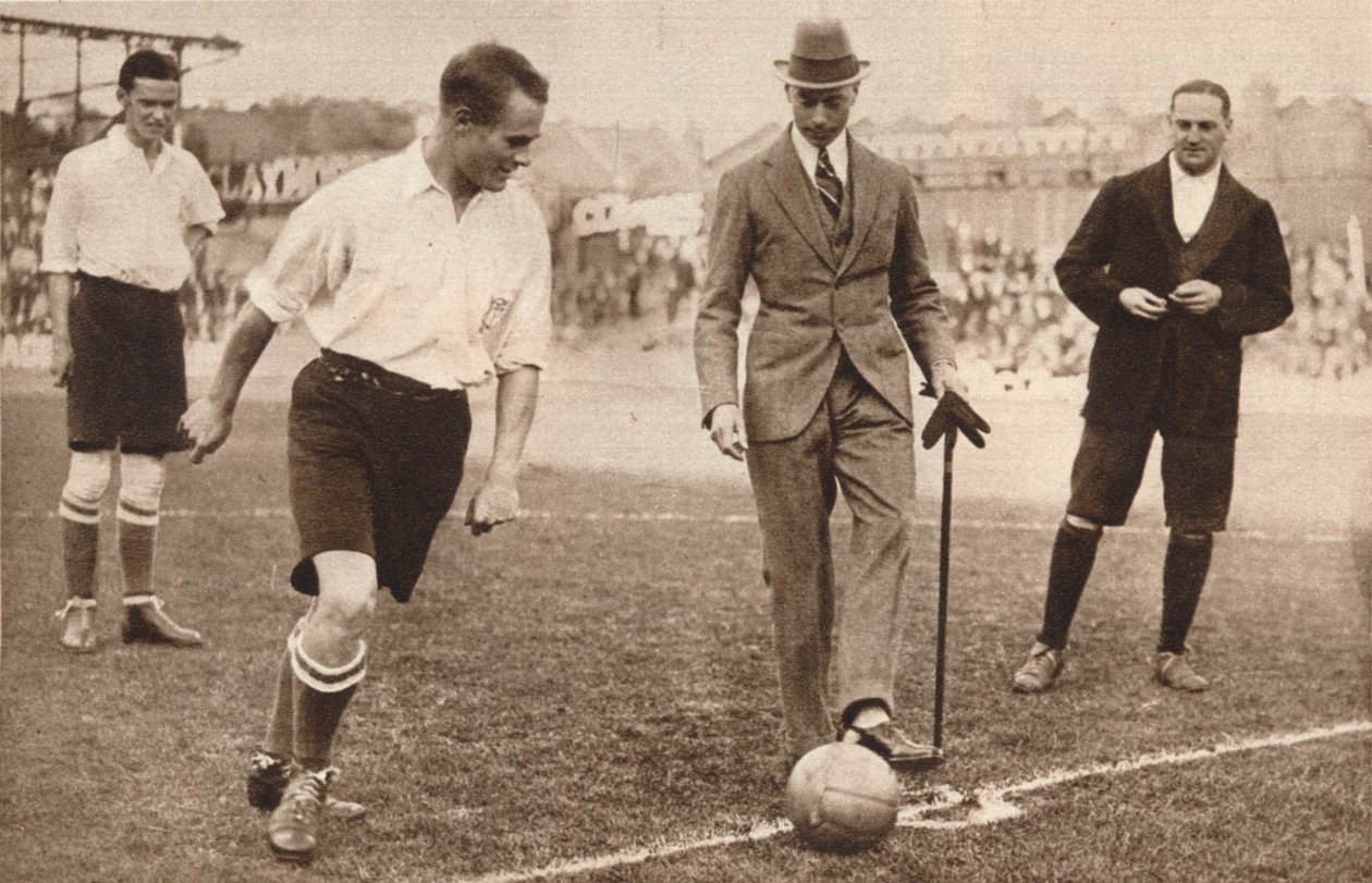 The Duke of York, hyväntekeväisyys jalkapallo-ottelu, Tottenham Hotspurs ja Corinthians, 1921 tekijältä Unbekannt