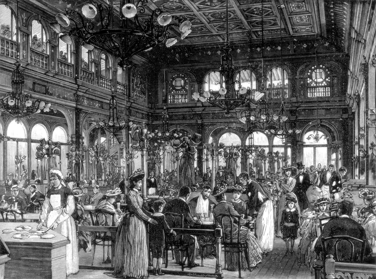 Duval-ravintola Quai de Billyllä, Pariisissa, 1889 tekijältä Unbekannt