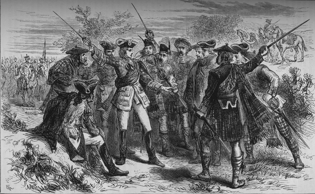 Earl of Mars Council of War, marraskuu 1715, c1880 tekijältä Unbekannt