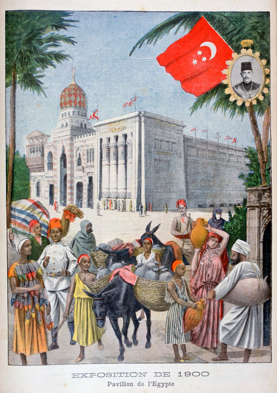 Egyptiläinen paviljonki yleismaailmallisessa näyttelyssä 1900, Pariisi, 1900 tekijältä Unbekannt