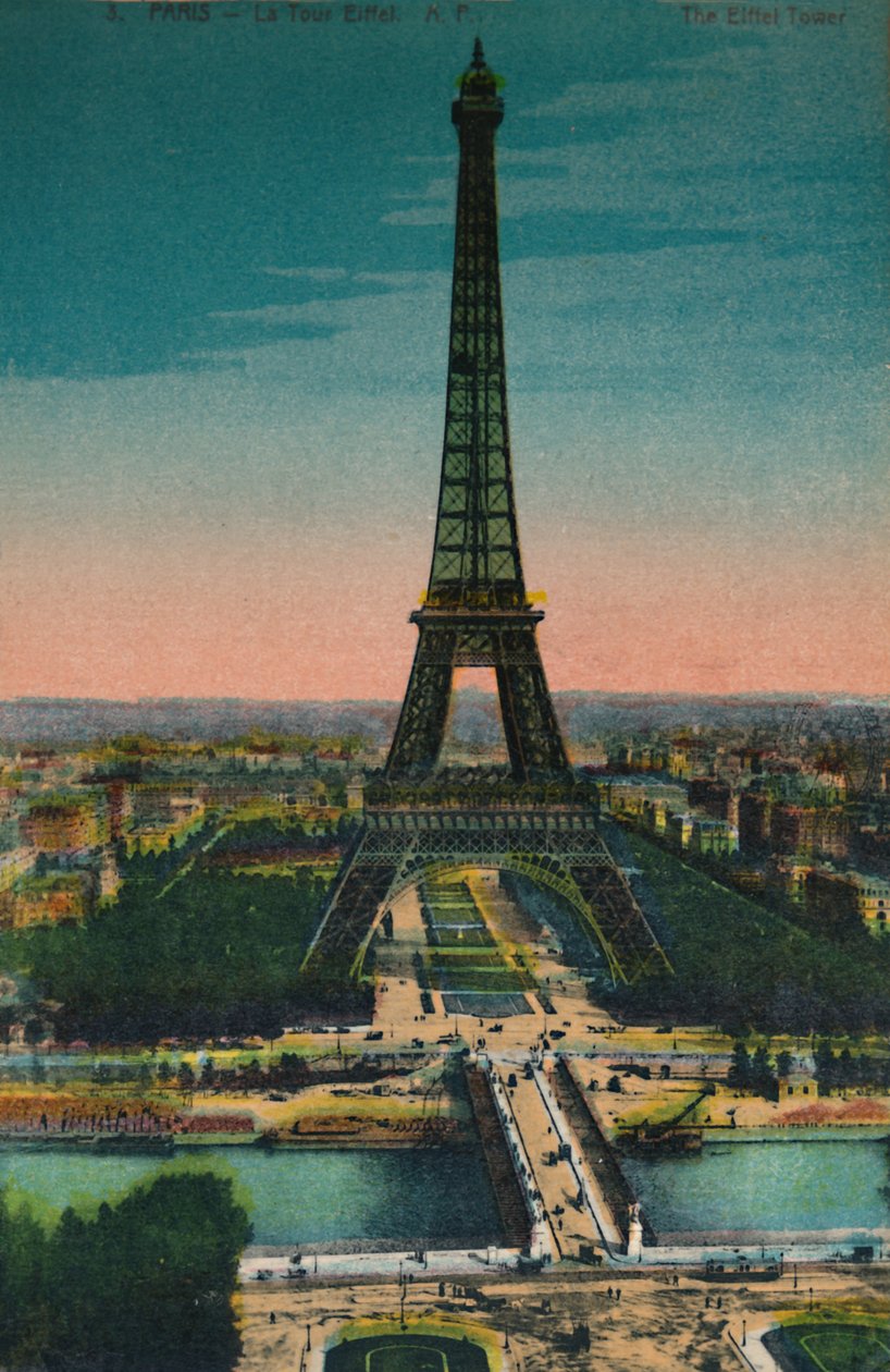 Eiffel-torni, Pariisi, 1920 tekijältä Unbekannt