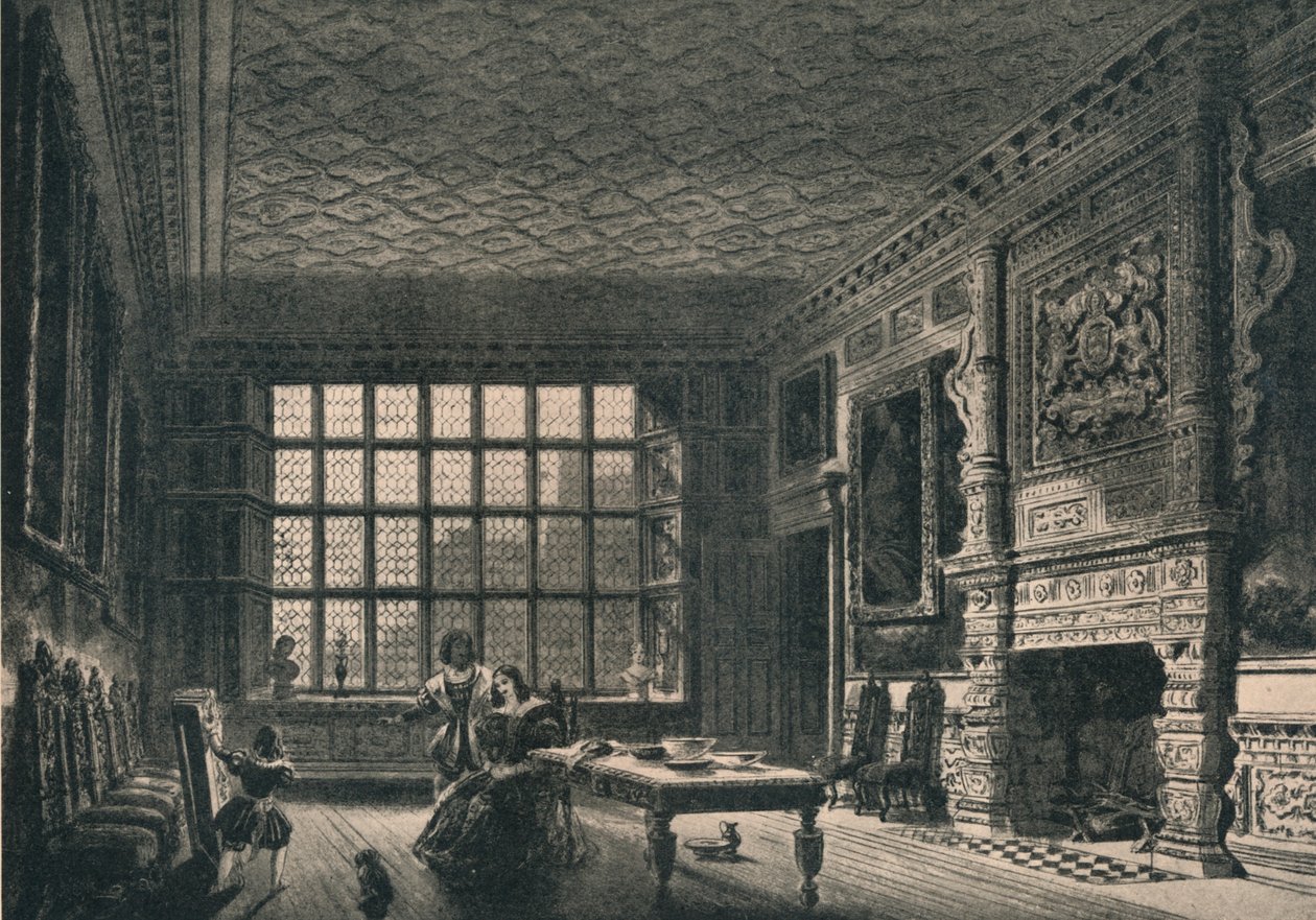 Elizabethan Room, Coombe Abbey, Warwickshire, 1915 tekijältä Unbekannt