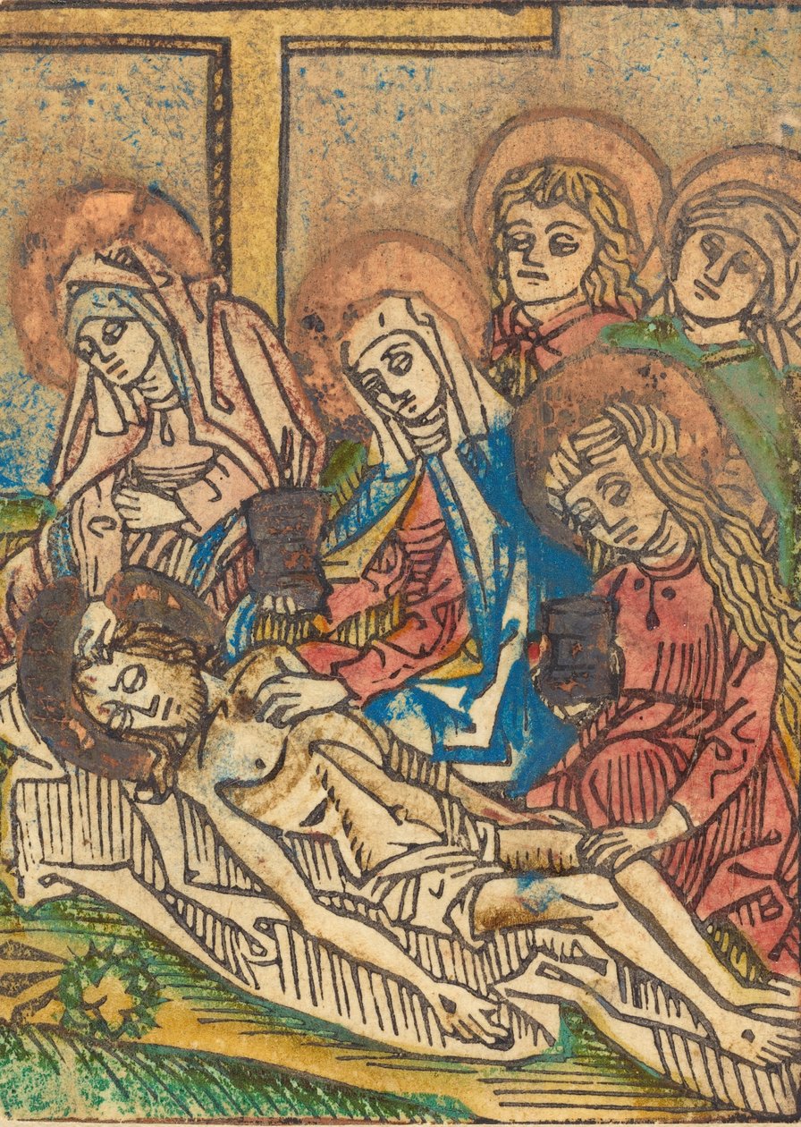 Kristuksen palsamointi, n. 14801490. tekijältä Unbekannt