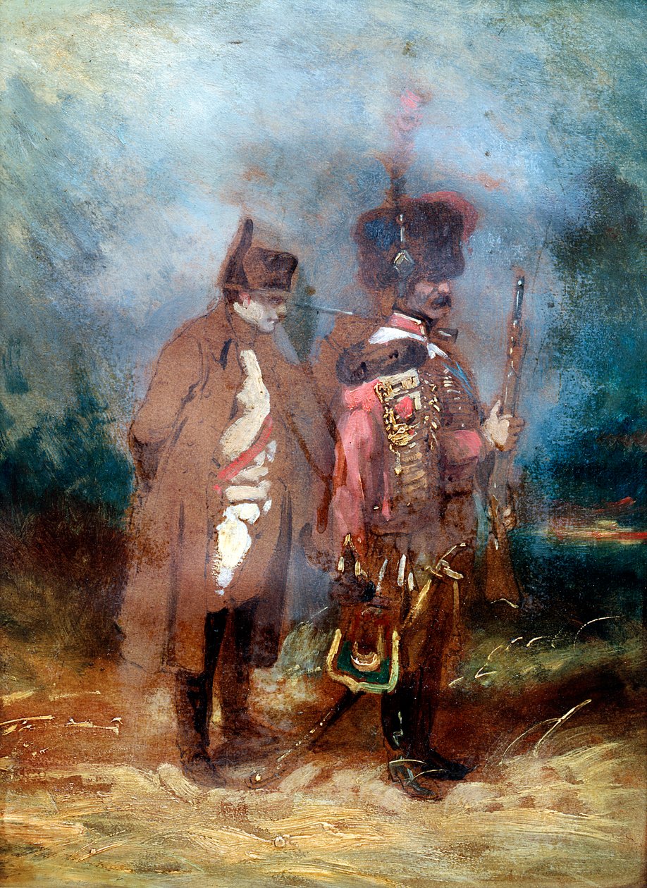 Keisari Napoleon I Ranskan kampanjan aikana, 1814 tekijältä Unbekannt
