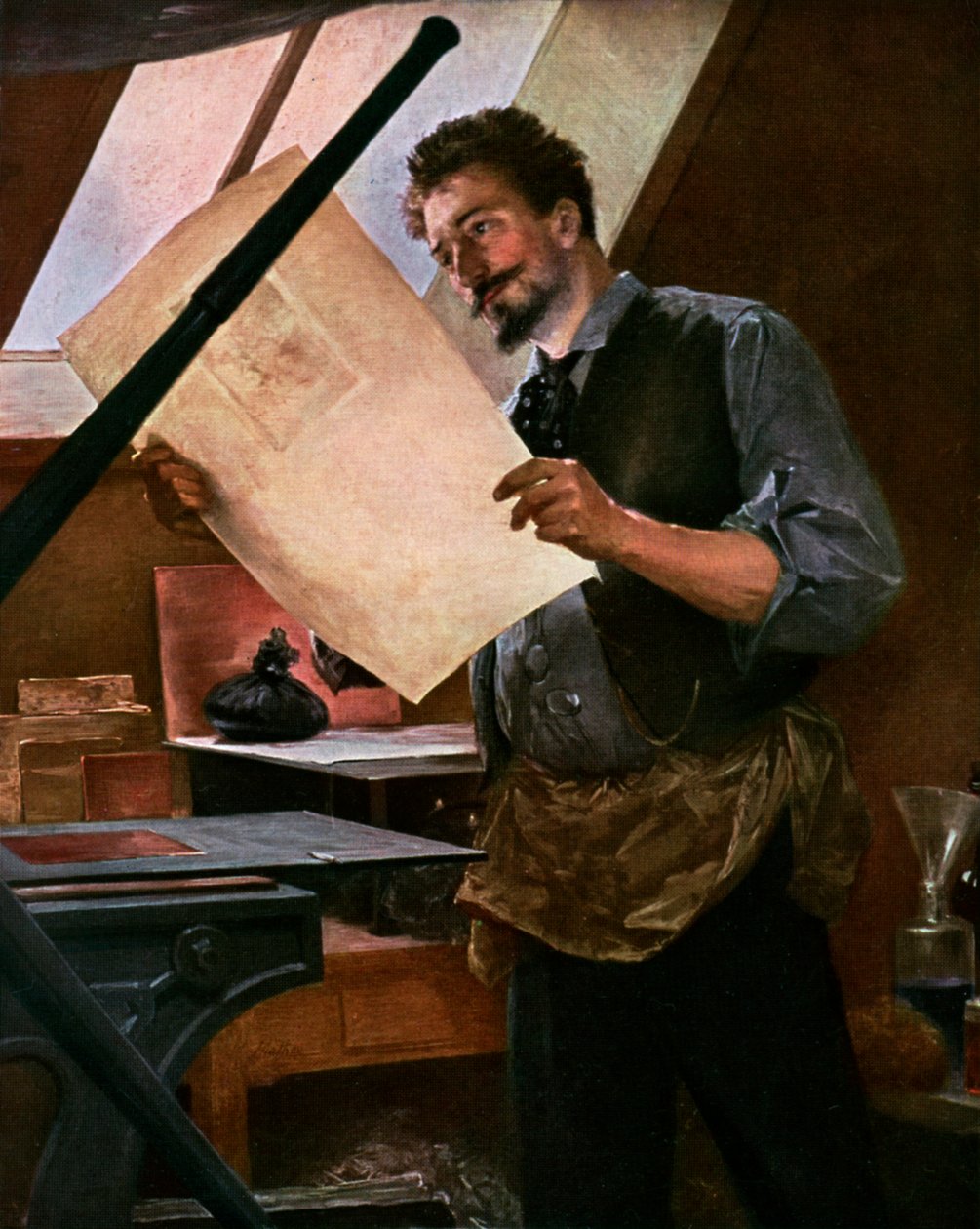 Kaivertaja, 1911-1912 tekijältä Unbekannt