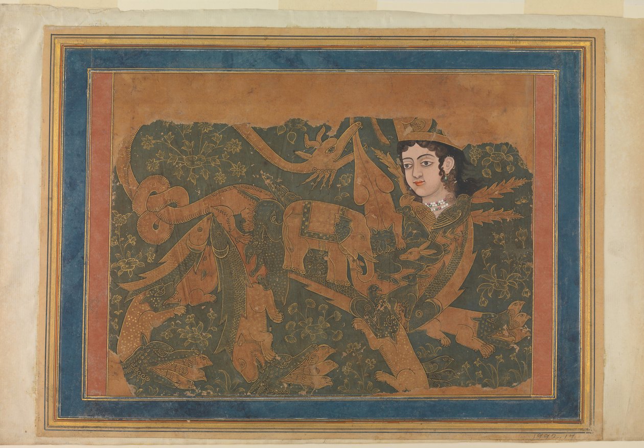 Upea olento Buraq, n. 1660-80. tekijältä Unbekannt