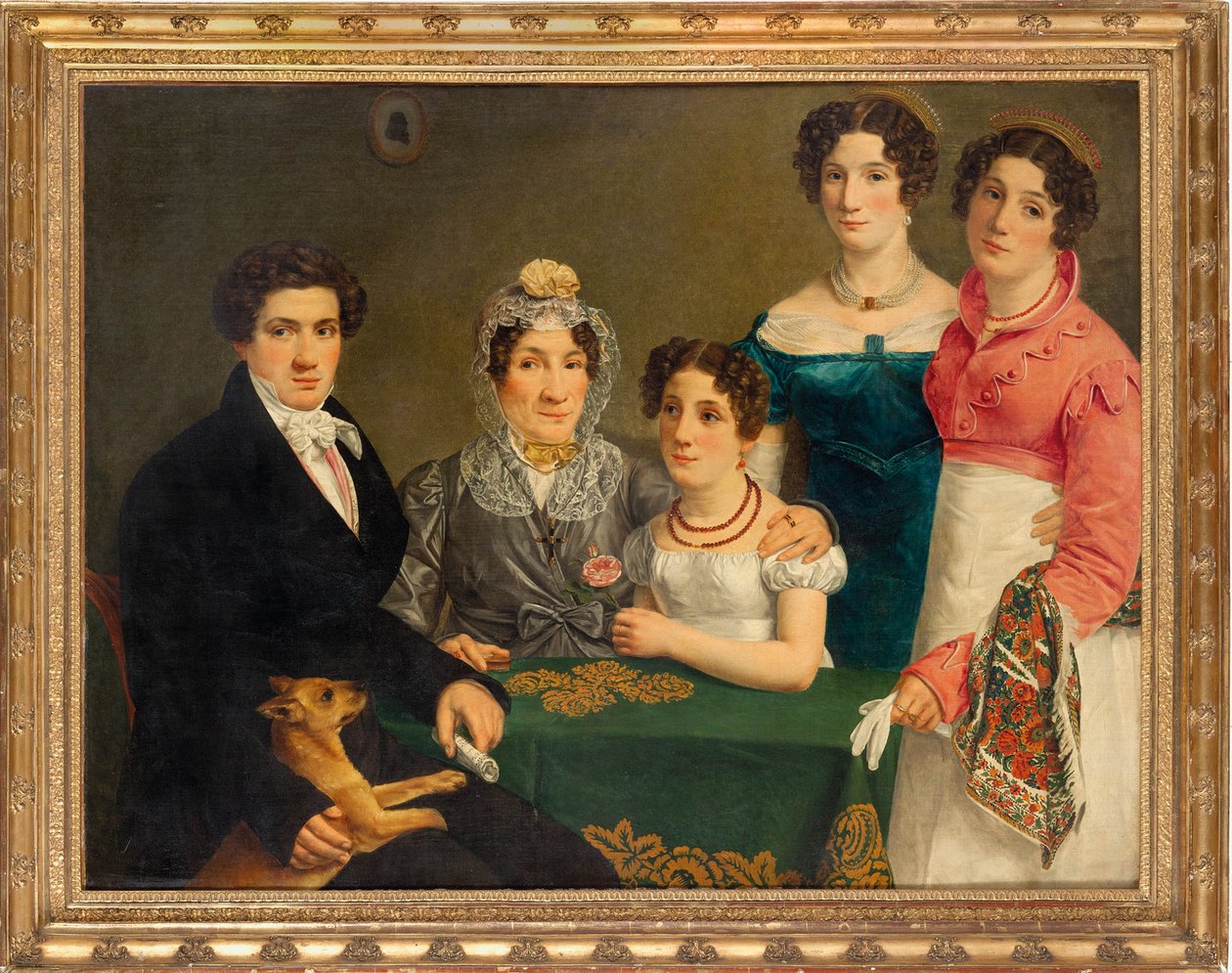 Säveltäjä Vincenzo Bellinin perhe, 1800-luvun ensimmäinen neljännes. tekijältä Unbekannt