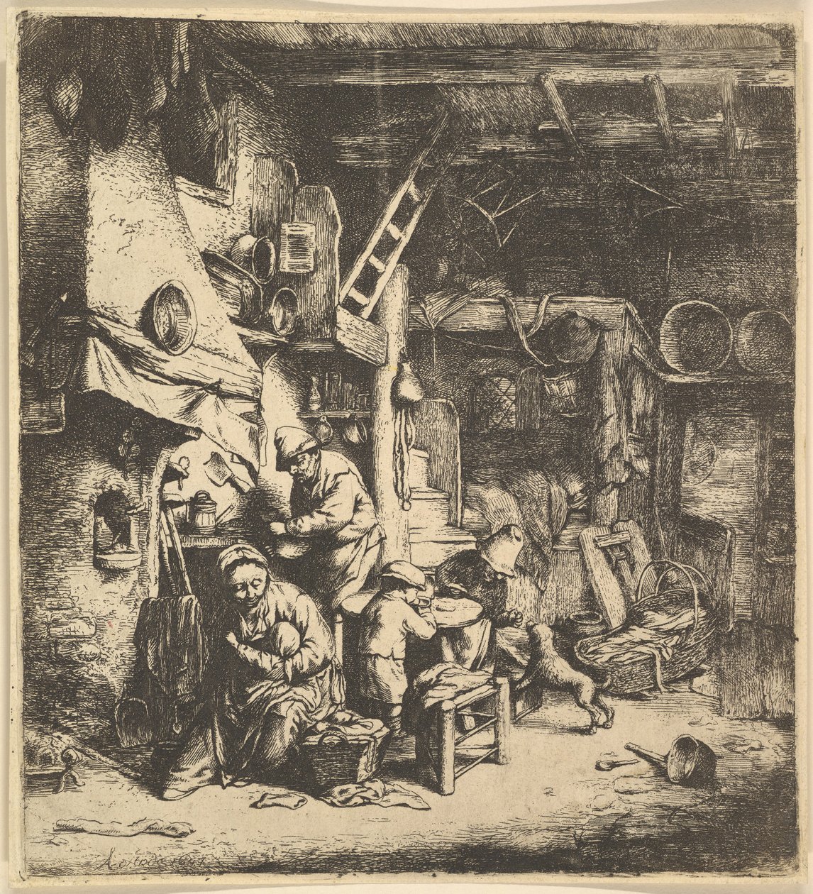 Perheen kääntökopio, 1610-85. tekijältä Unbekannt