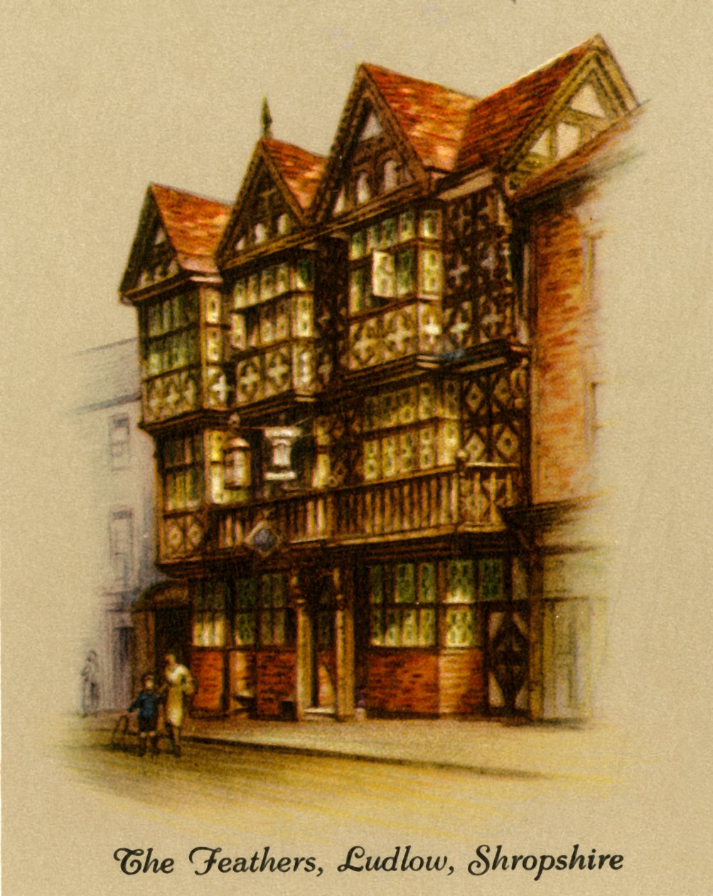 The Feathers, Ludlow, Shropshire, 1936. tekijältä Unbekannt