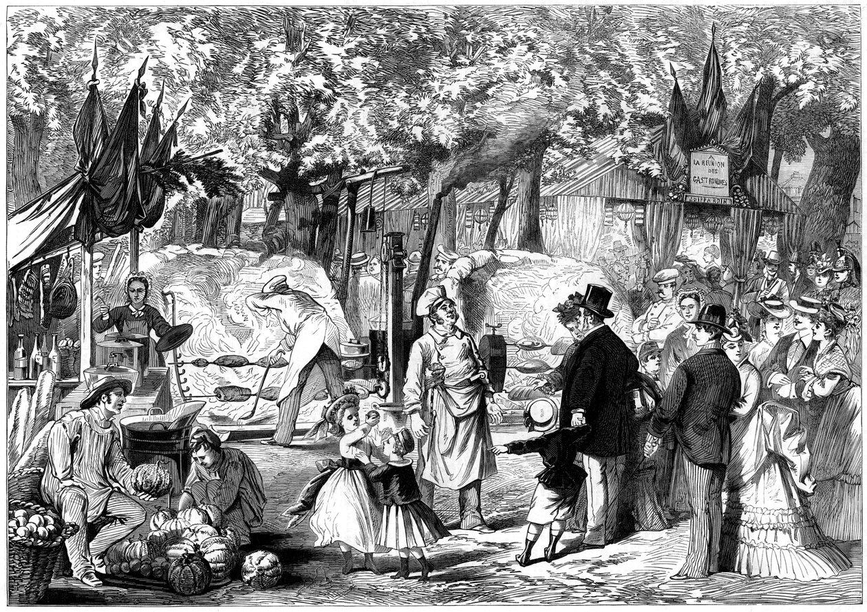Fete des Loges, St-Germain-en-Laye, Ranska, 1874 tekijältä Unbekannt