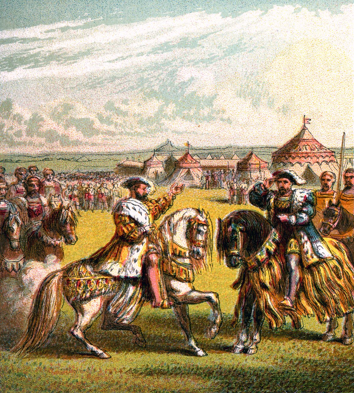 Kultakankaan kenttä, 1520, c1850 tekijältä Unbekannt
