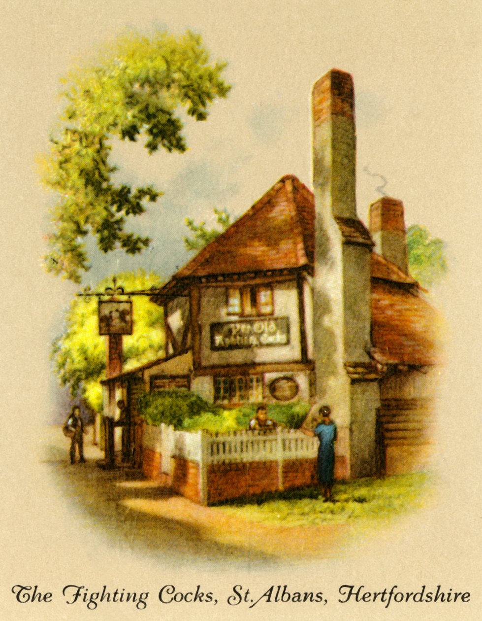 The Fighting Cocks, St. Albans, Hertfordshire, 1936. tekijältä Unbekannt