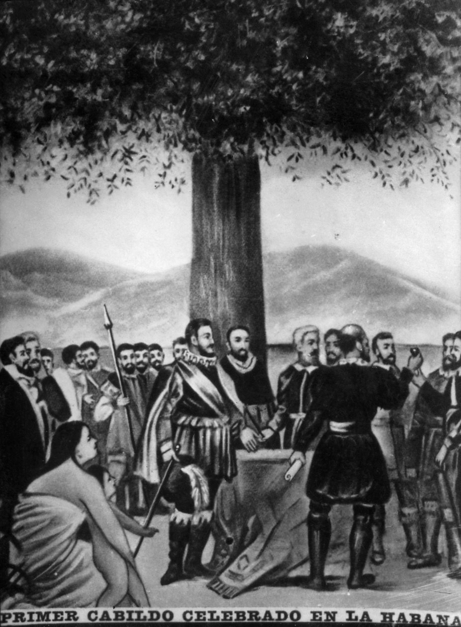 Ensimmäinen Cabildo, 1519, 1920-luku tekijältä Unbekannt