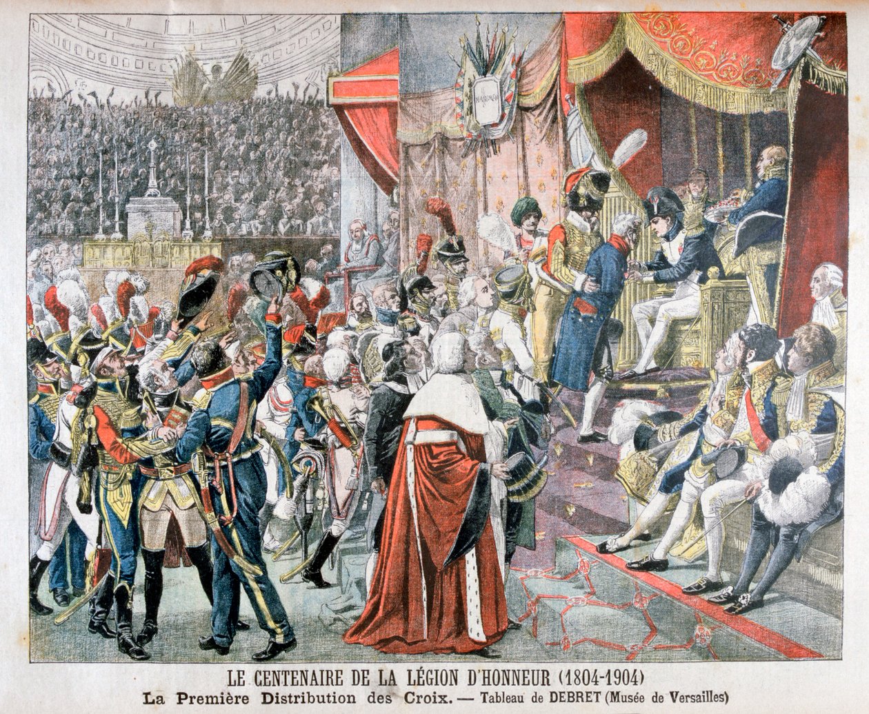 Kunnialegioonan ensimmäinen ristien jako, 1804 1904 tekijältä Unbekannt