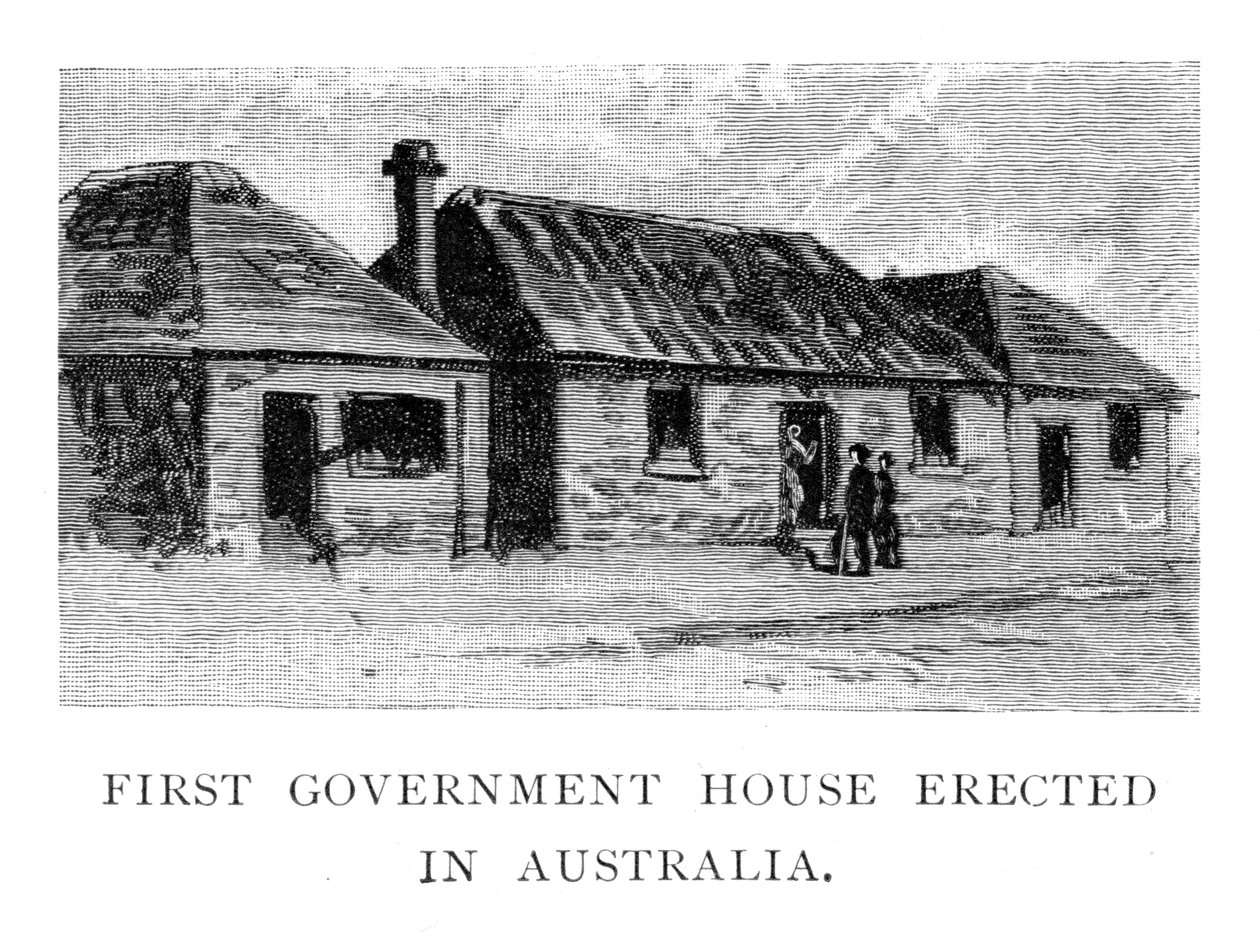 Ensimmäinen hallituksen talo, Sydney, Australia, 1886 tekijältä Unbekannt