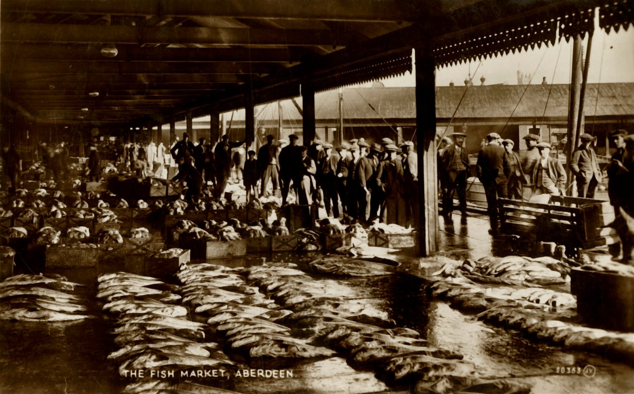Kalamarkkinat, Aberdeen, 1800-luvun loppu - 1900-luvun alku. tekijältä Unbekannt
