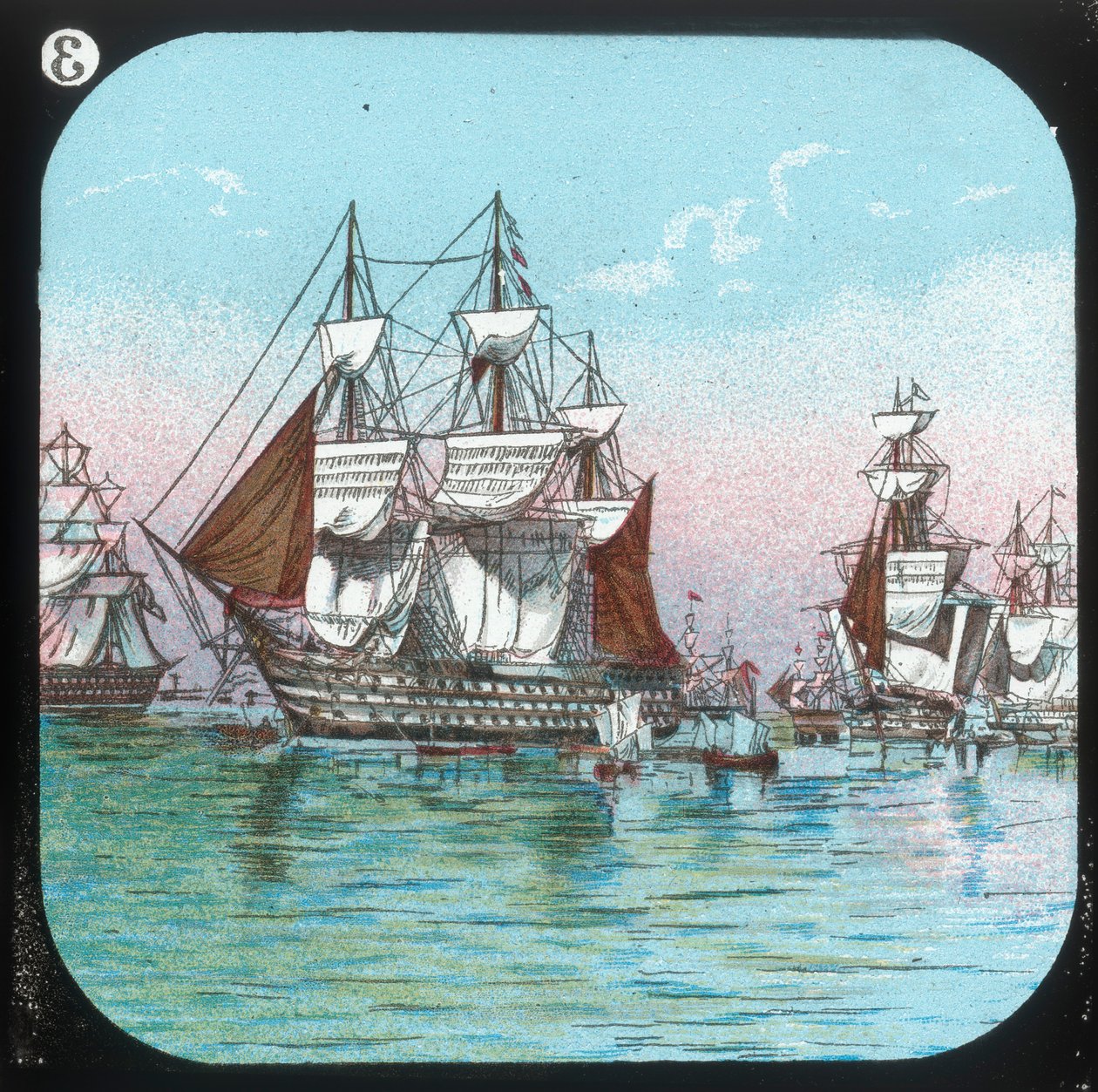 The Fleet at Spithead, 1853, c1900. tekijältä Unbekannt