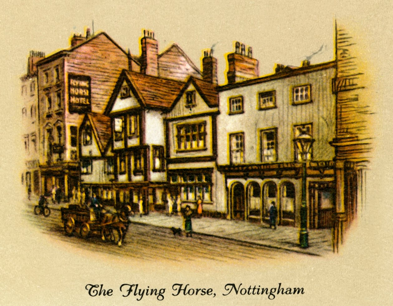 Lentävä hevonen, Nottingham, 1936. tekijältä Unbekannt