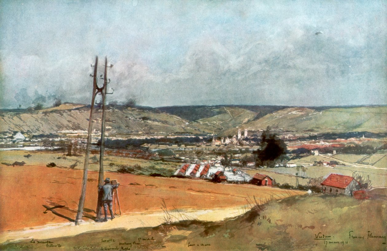 Chaumen linnakkeet, Verdun, Ranska, 19. maaliskuuta 1916, 1926 tekijältä Unbekannt