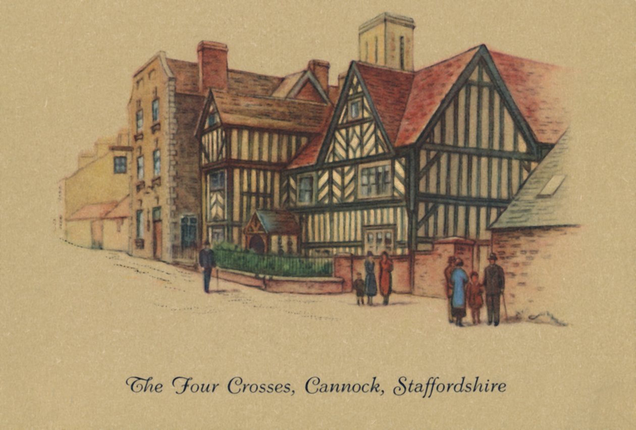 The Four Crosses, Cannock, Staffordshire, 1939 tekijältä Unbekannt