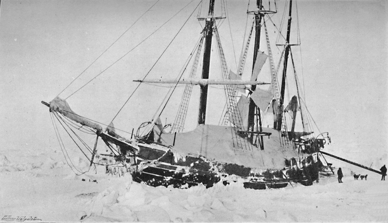 Runko, kun se kaivettiin ulos painekumpusta. Maaliskuun lopussa 1895, 1897 tekijältä Unbekannt