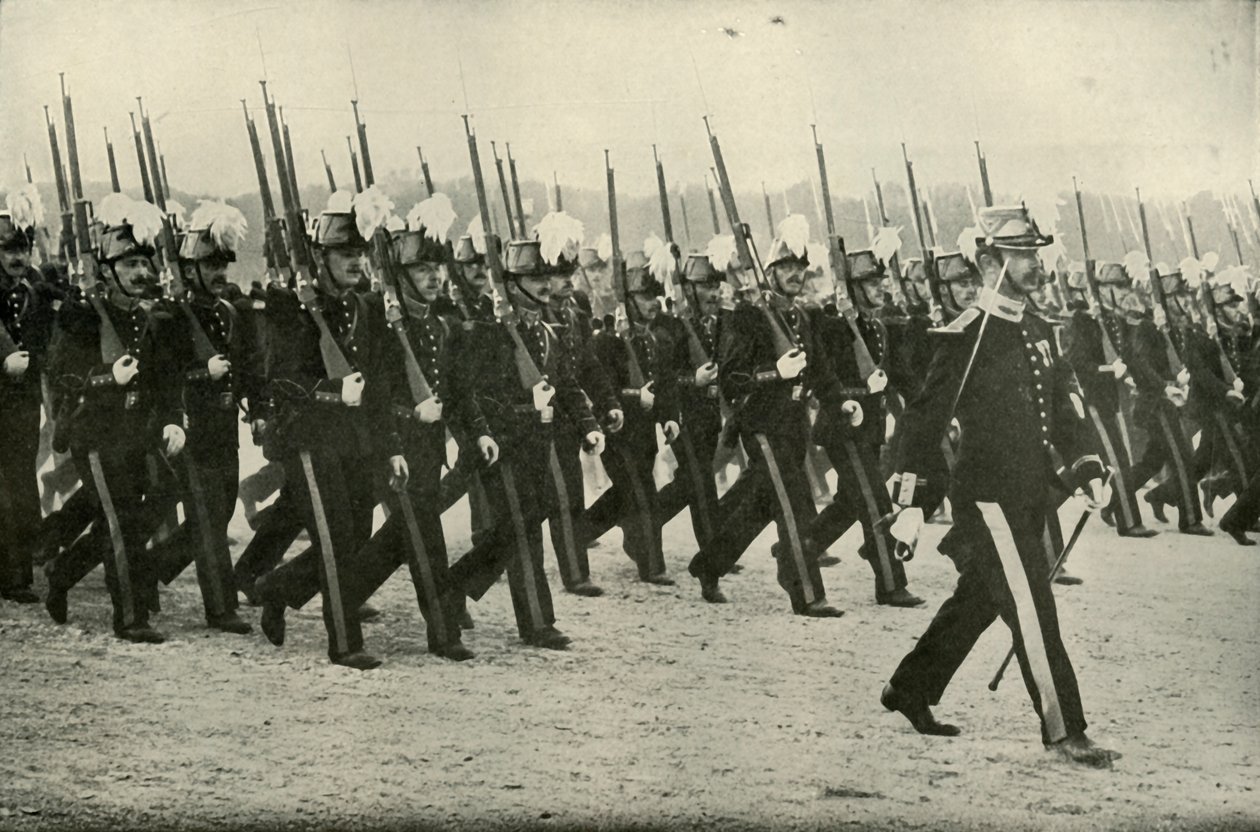 Ranskan armeijan upseeri valmistumassa, 1919. tekijältä Unbekannt