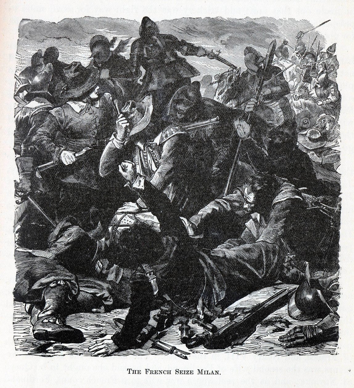 Ranskan valtaus Milanon, 1882 tekijältä Unbekannt