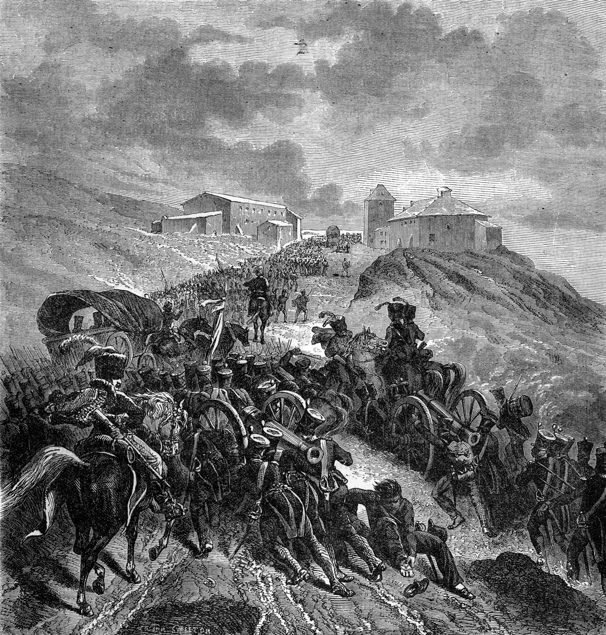 Ranskan armeija ylitti Sierra Guadarraman, Espanjan, 22.-24.9.1808 1882-1884 tekijältä Unbekannt