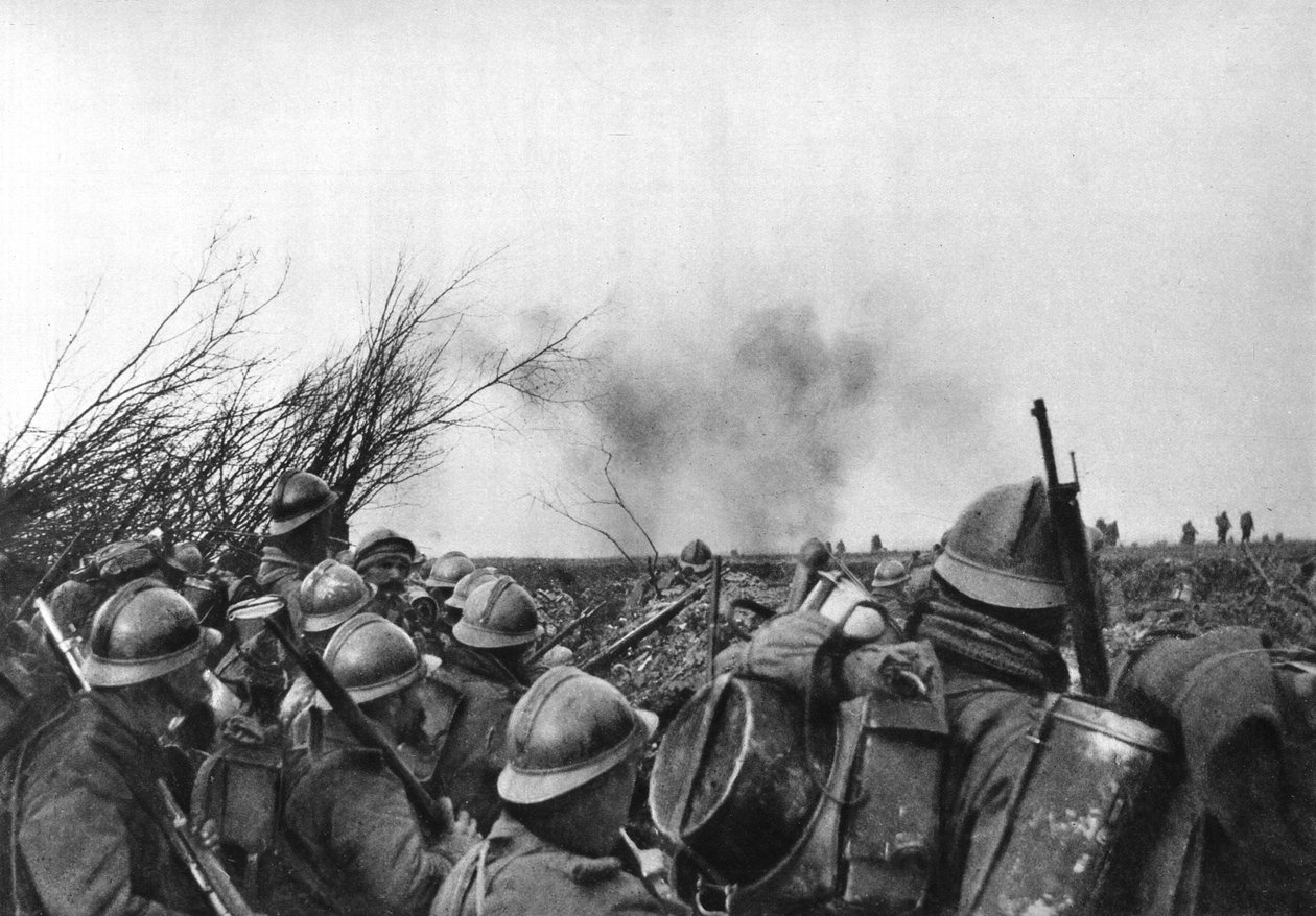 Ranskan etulinja Douaumontissa, Verdunissa, Ranskassa, 25. helmikuuta 1916 tekijältä Unbekannt