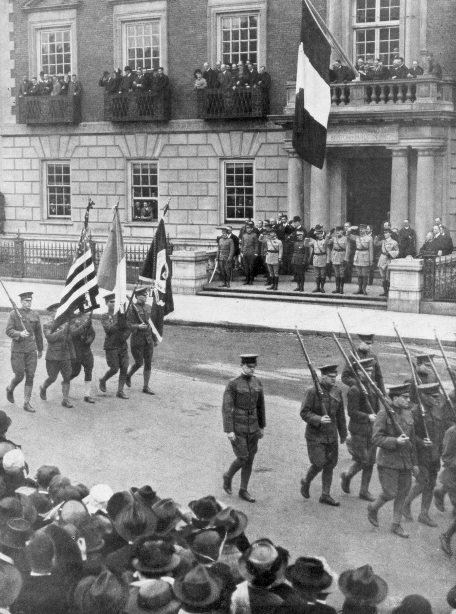 Ranskan sotilasoperaatio Amerikkaan, Harvard Club, Boston, Massachusetts, USA, 1917 tekijältä Unbekannt