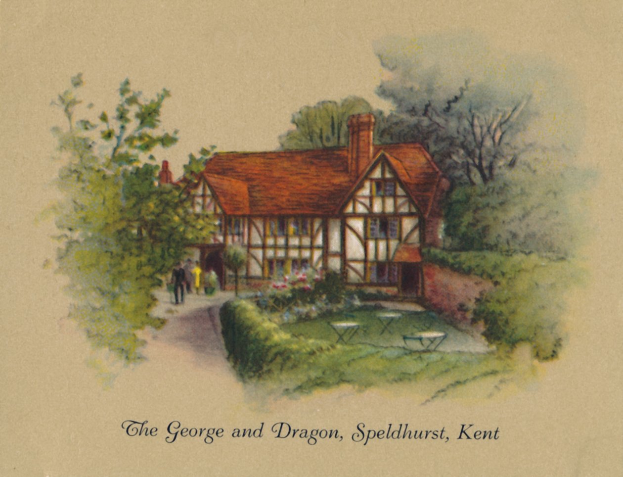 George ja lohikäärme, Speldhurst, Kent, 1939 tekijältä Unbekannt
