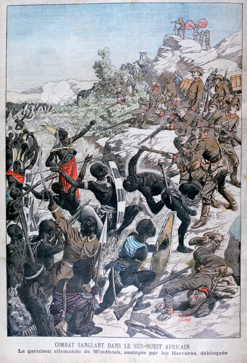 Hereron piirittämä Windhoekin saksalainen varuskunta, Lounais-Afrikka, 1904 tekijältä Unbekannt