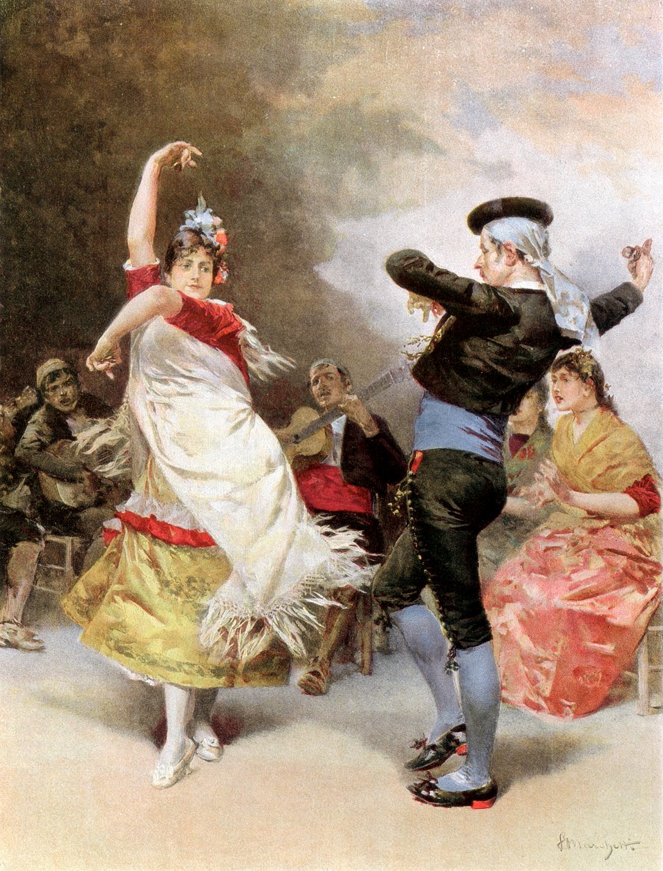 Granadan Gitanat, 1889 tekijältä Unbekannt