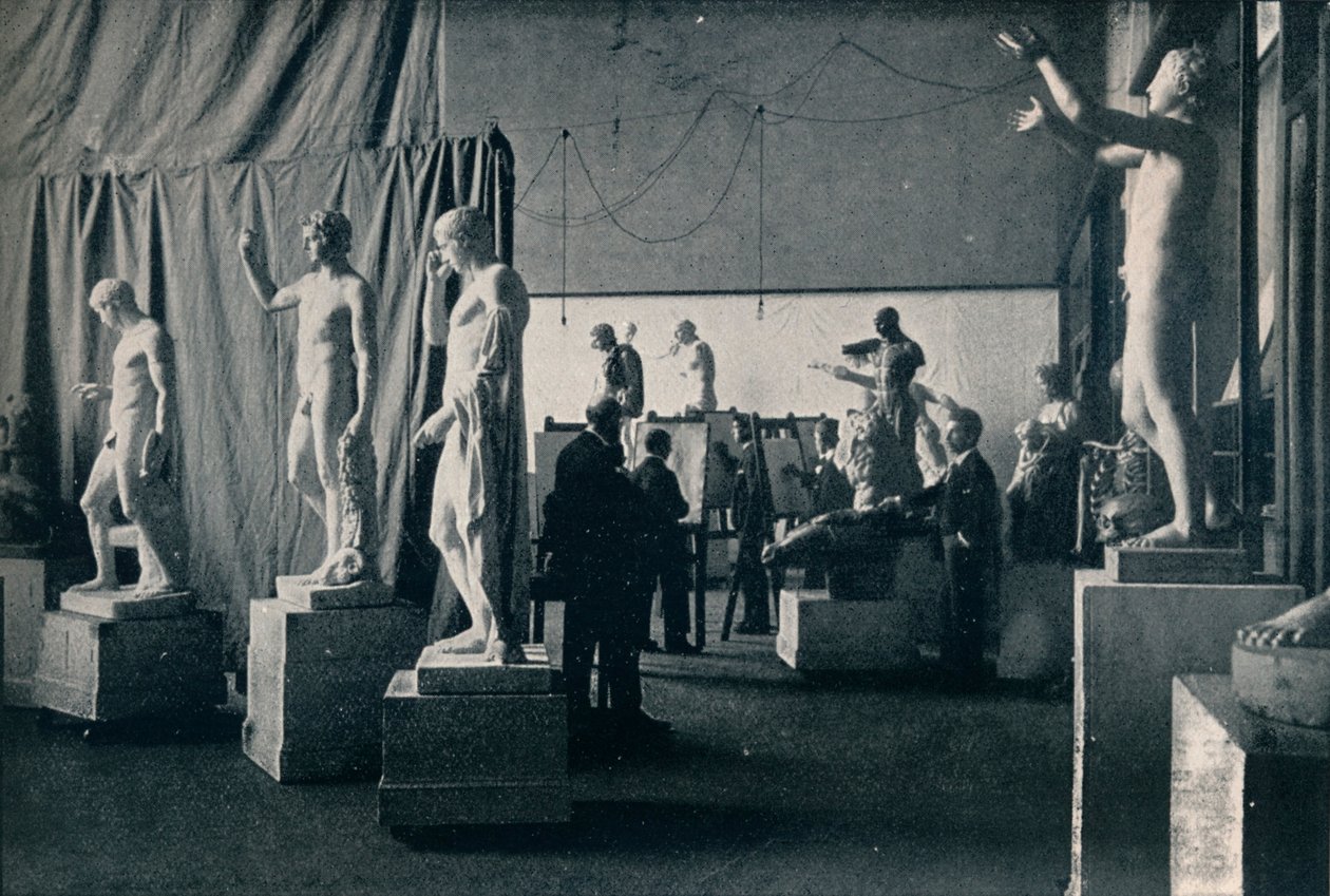 Glasgow School of Art, Antiikkihuone, c1900 tekijältä Unbekannt