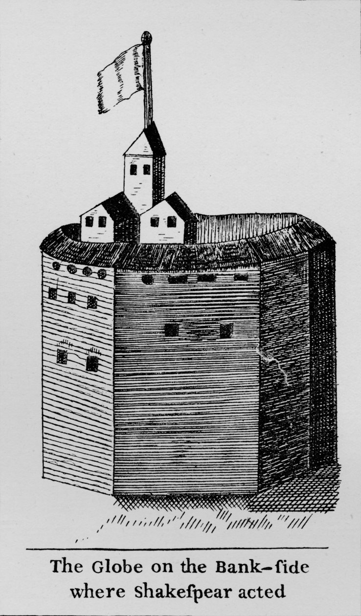 Maapallo pankin puolella, jossa Shakespeare näytteli, 1600, 1912 tekijältä Unbekannt