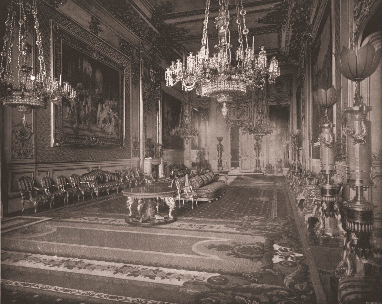 Suuri vastaanottohuone, Windsorin linna, Berkshire, 1894. tekijältä Unbekannt
