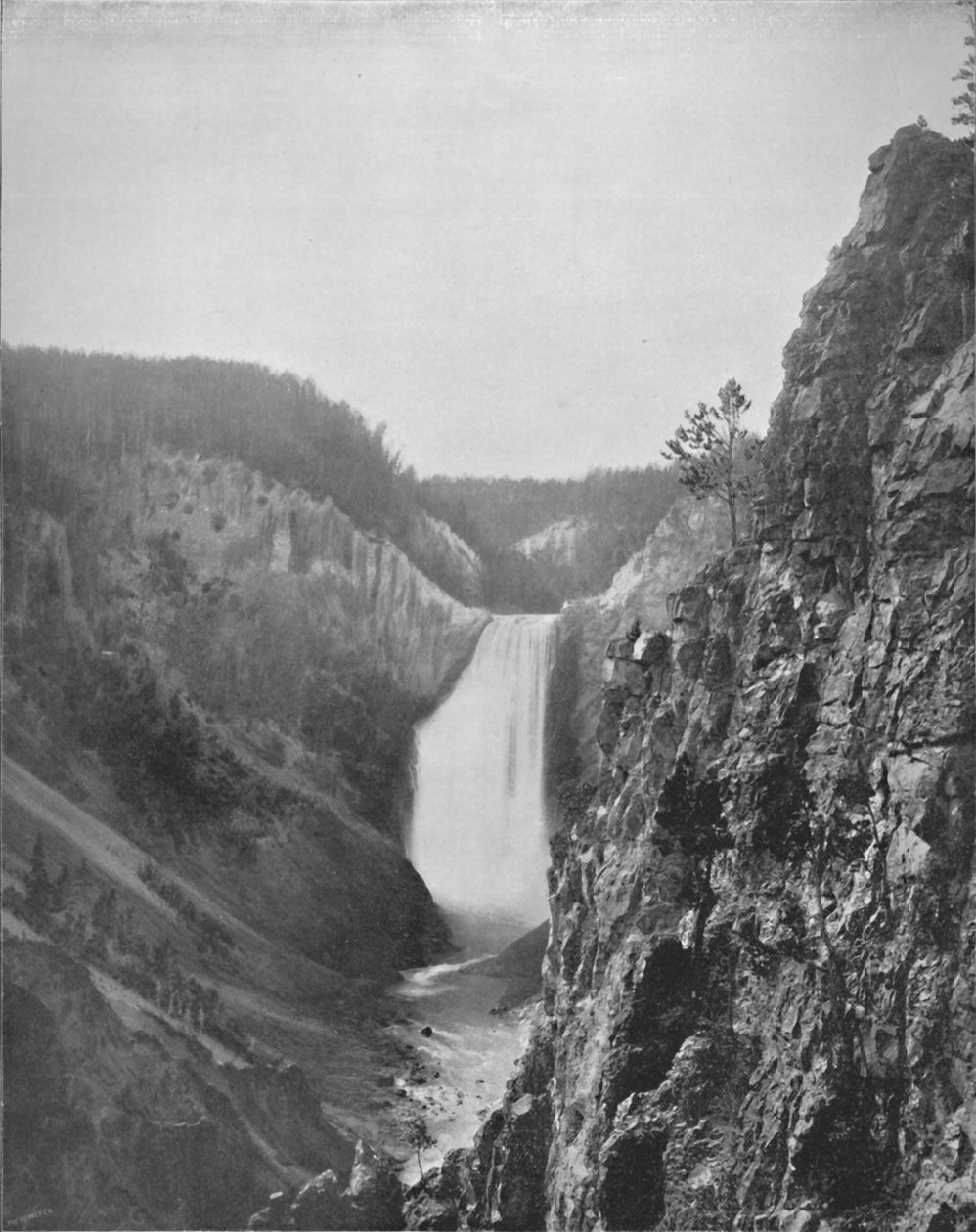 Yellowstonen suuret putoukset, 1800-luku tekijältä Unbekannt