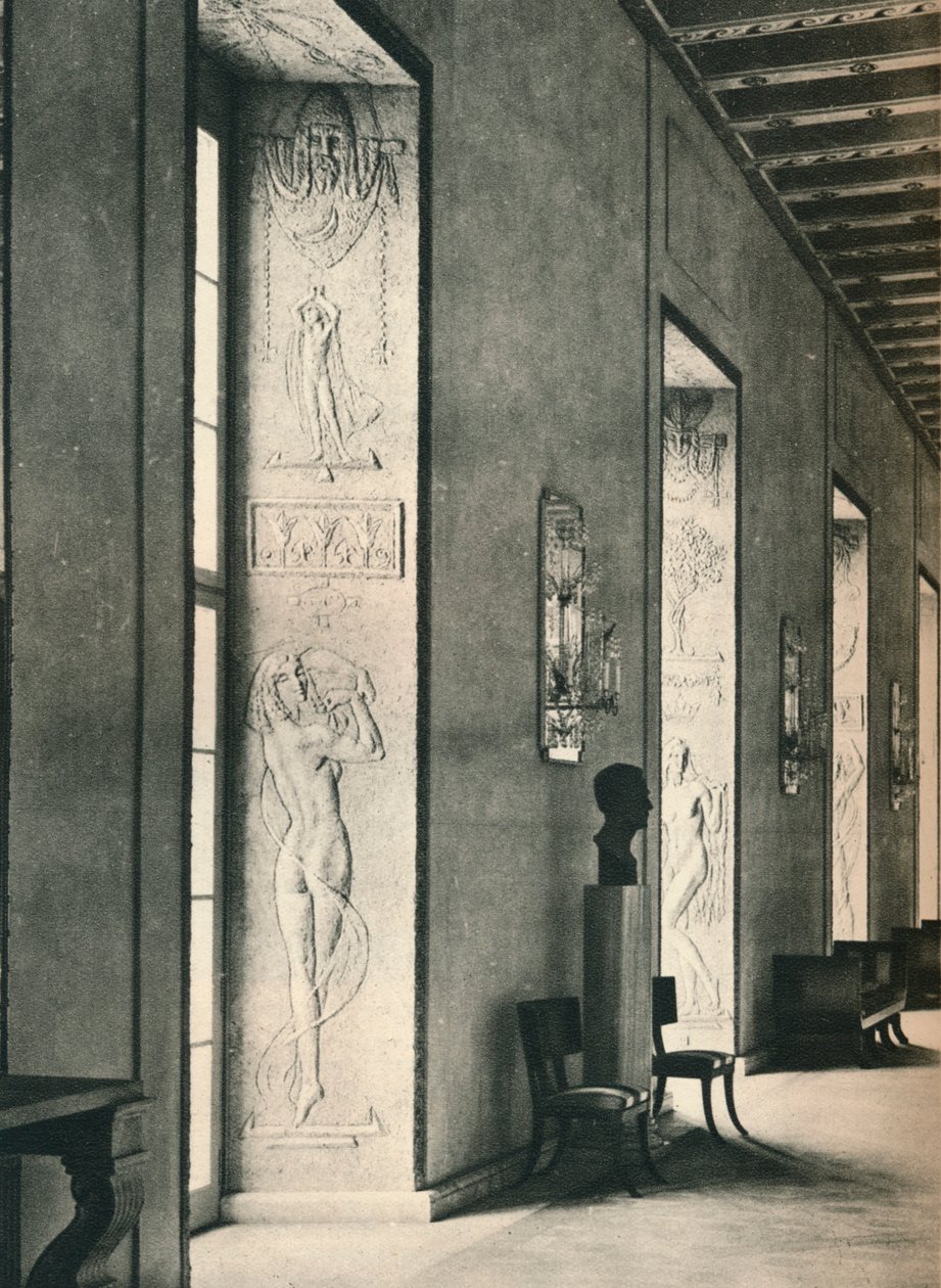 Suuri galleria Tukholman kaupungintalossa, 1925 tekijältä Unbekannt
