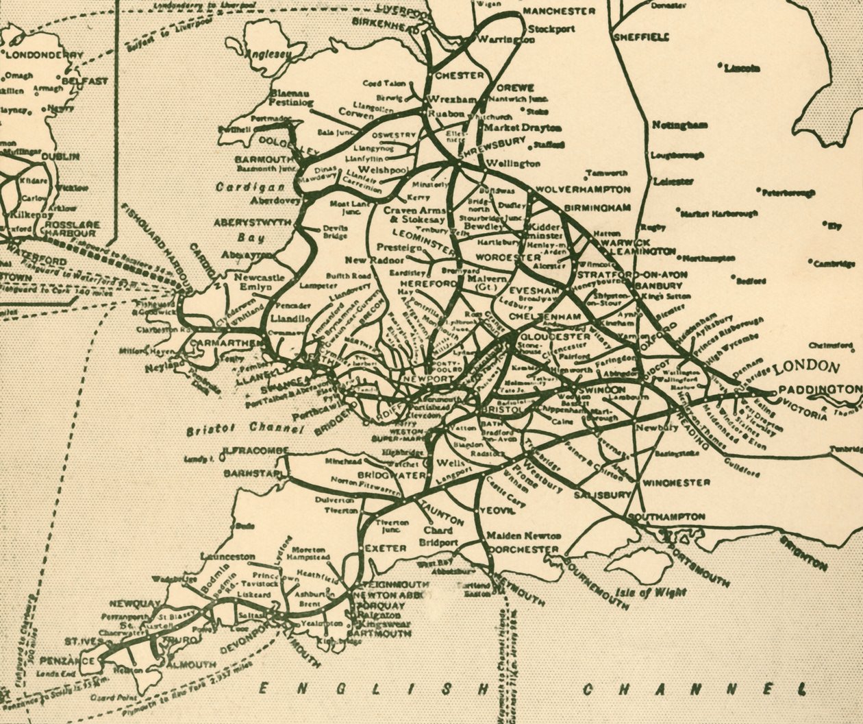 Great Western Railway, 1930. tekijältä Unbekannt